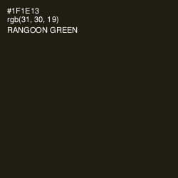 #1F1E13 - Rangoon Green Color Image